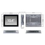 索奇 10.4寸工业平板电脑 K104SR - Imagem 3