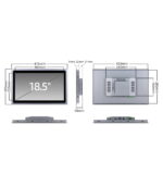 索奇 18.5寸工业显示器 A185WR/WZ/WG - Imagem 5
